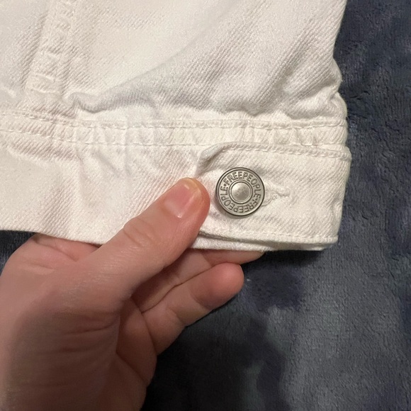 Free People Rumors Denim Cream Jean Jacket - Picture 6 of 10